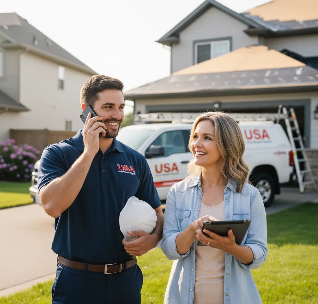 USA Roof Repair Experts customer support in Grafton